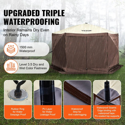 Firsense Camping Gazebo Screen Tent